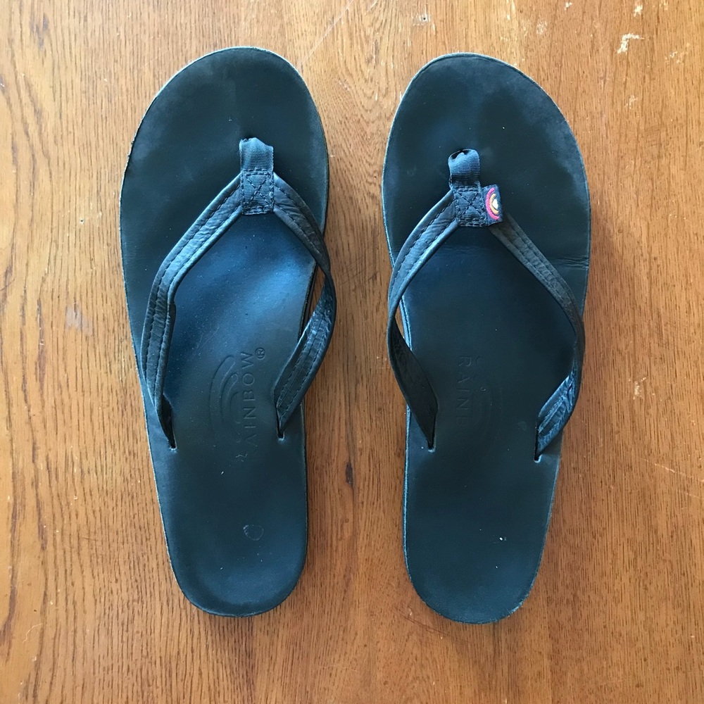 Black Rainbow Flipflops